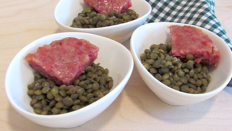 CHRISTMAS WITH STORTI: COTECHINO AND LENTILS